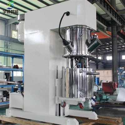 Misturador planetário dobro esparadrapo químico do vácuo da máquina de mistura da cola Epoxy química alta da viscosidade